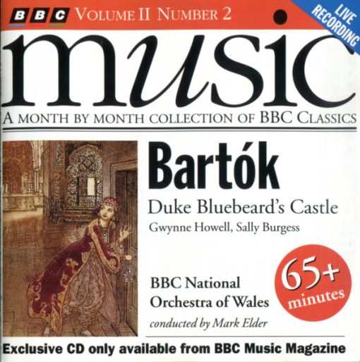 Béla Bartók – Gwynne Howell, Sally Burgess, BBC National Orchestra Of Wales Conducted By Mark Elder (2) - Duke Bluebeard's Castle (CD) (Near Mint (NM or M-))