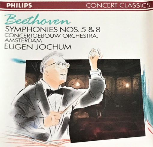 Ludwig van Beethoven, Eugen Jochum, Concertgebouworkest - Symphonies Nos. 5 & 8 (CD, Album, Comp) (Near Mint (NM or M-))