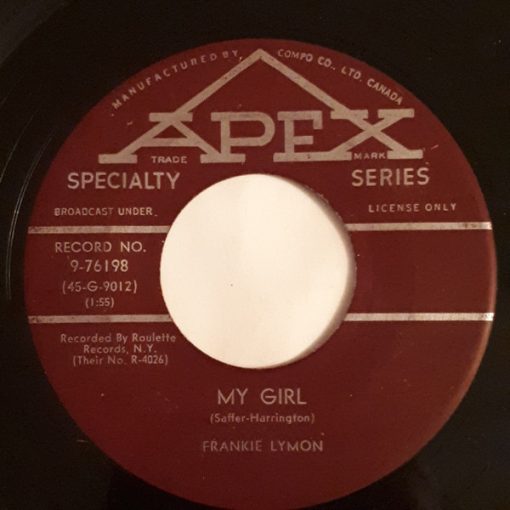 Frankie Lymon - My Girl / So Goes My Love (7") (Near Mint (NM or M-))