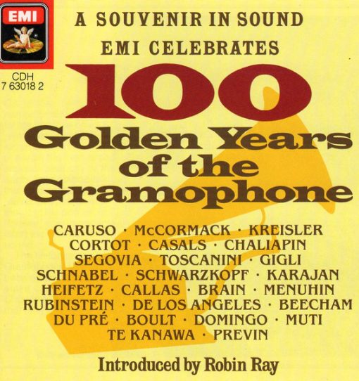 Various - (A Souvenir In Sound) (EMI Celebrate) 100 Golden Years Of The Gramophone (CD, Comp, Mono) (Near Mint (NM or M-))