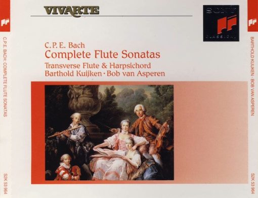 Carl Philipp Emanuel Bach, Barthold Kuijken • Bob Van Asperen - Complete Flute Sonatas (2xCD, Album) (Near Mint (NM or M-))