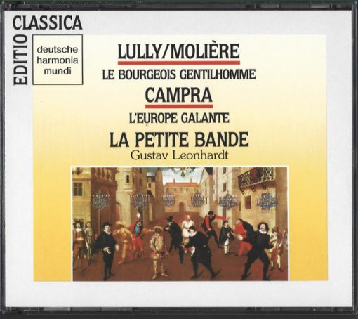 Jean-Baptiste Lully / Molière / André Campra - La Petite Bande, Gustav Leonhardt - Le Bourgeois Gentilhomme / L'Europe Galante (2xCD, Comp, RM) (Near Mint (NM or M-))