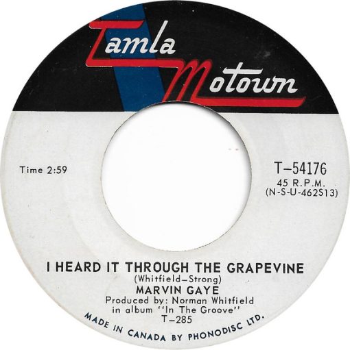 Marvin Gaye - I Heard It Through The Grapevine  (7", Single) (Near Mint (NM or M-))