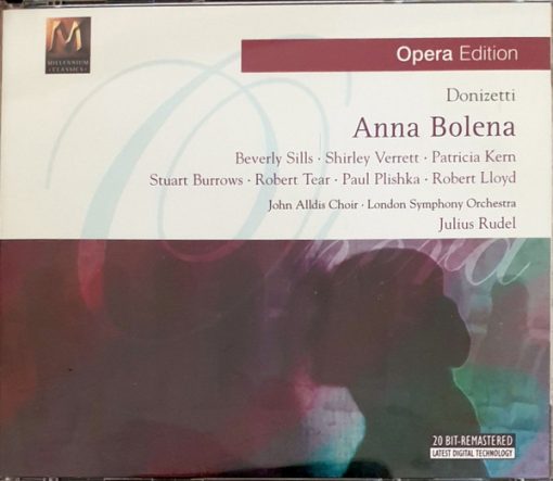 Gaetano Donizetti, Shirley Verrett, Stuart Burrows, Paul Plishka, Beverly Sills, Julius Rudel, London Symphony Orchestra, John Alldis Choir - Anna Bolena (3xCD, RM) (Near Mint (NM or M-))