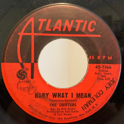 The Drifters - Baby What I Mean / Aretha (7", Spe) (Very Good (VG))