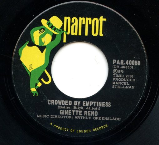 Ginette Reno - Crowded By Emptiness  (7") (Near Mint (NM or M-))