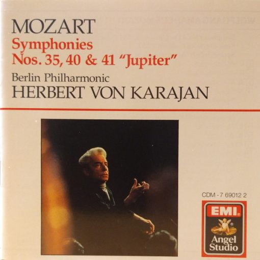 Wolfgang Amadeus Mozart, Berliner Philharmoniker, Herbert von Karajan - Sinfonien/Symphonies Nos. 35, 40, 41 (CD, Cap) (Near Mint (NM or M-))