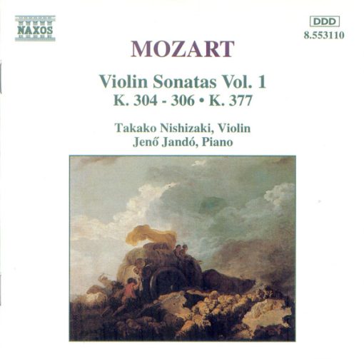 Wolfgang Amadeus Mozart, Takako Nishizaki, Jenö Jandó - Violin Sonatas Vol. 1 (K. 304 - 306 • K. 377) (CD, Album, RE) (Near Mint (NM or M-))