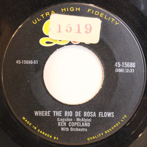 Kenneth Copeland - Where The Rio De Rosa Flows / Locked In The Arms Of Love (7", Single) (Very Good Plus (VG+))