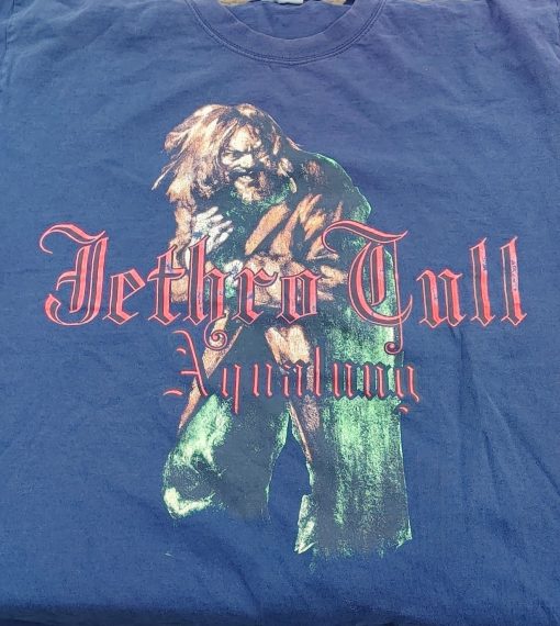 JETHRO TULL - VINTAGE "Aqualung" CANADA/US TOUR T-SHIRT 1997 L