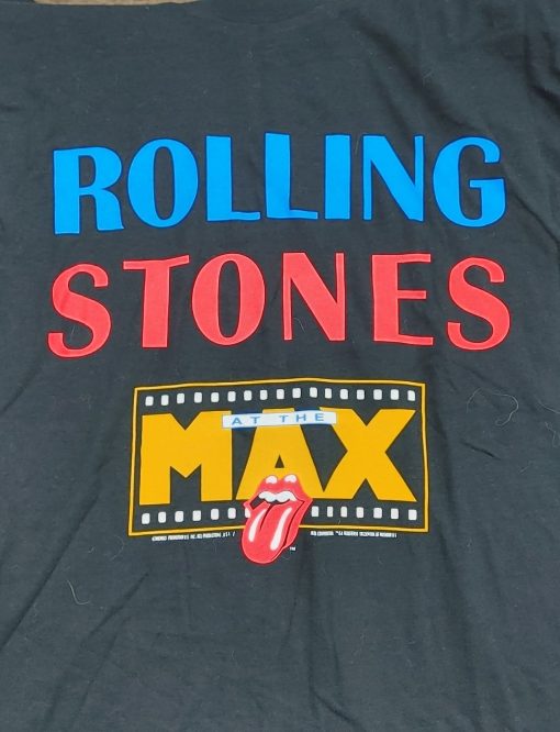 ROLLING STONES, the - VINTAGE "Live At The Max" T-SHIRT 1991 XL