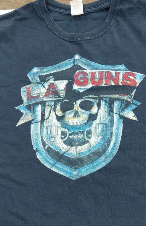 L.A. GUNS - "The Missing Peace" 2017 TOUR T-SHIRT M