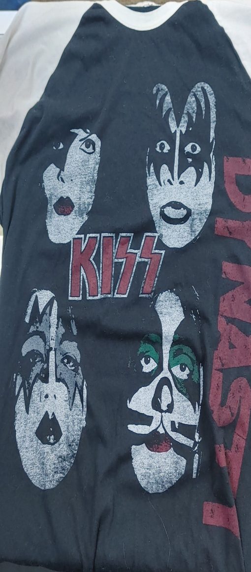 KISS - "Dynasty" LONGSLEEVE BASEBALL T-SHIRT L