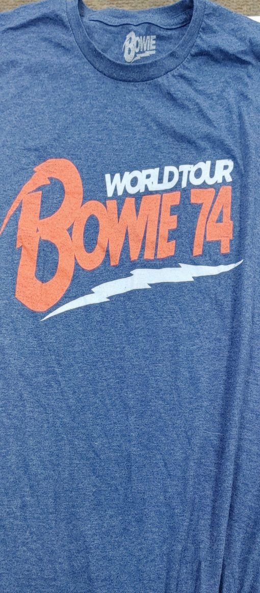 BOWIE, David - "World Tour '74" T-SHIRT XXXL