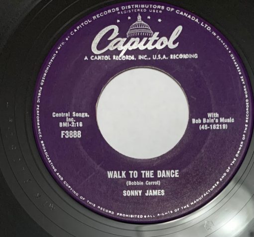 Sonny James With Bob Bain's Music - Walk To The Dance / Kathaleen (7", Single) (Near Mint (NM or M-))