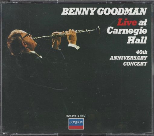 Benny Goodman - Live At Carnegie Hall 40th Anniversary Concert (2xCD, Album, RE, RP, PMD) (Near Mint (NM or M-))