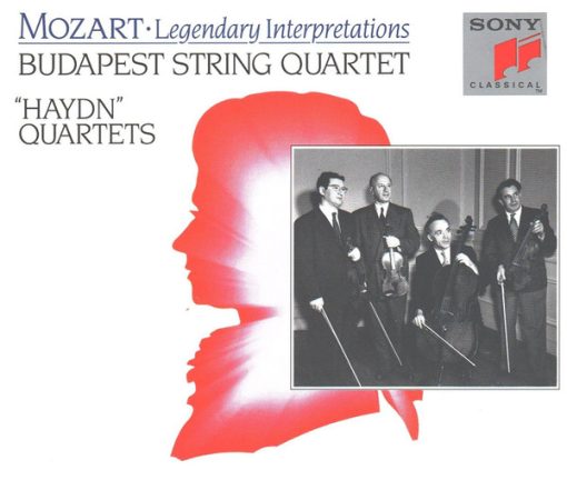 Wolfgang Amadeus Mozart - Budapest String Quartet - "Haydn" Quartets (2xCD, Mono, RE) (Near Mint (NM or M-))