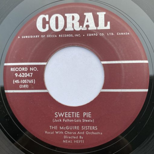 McGuire Sisters - Sweetie Pie / I'll Think Of You (7", Single) (Very Good Plus (VG+))