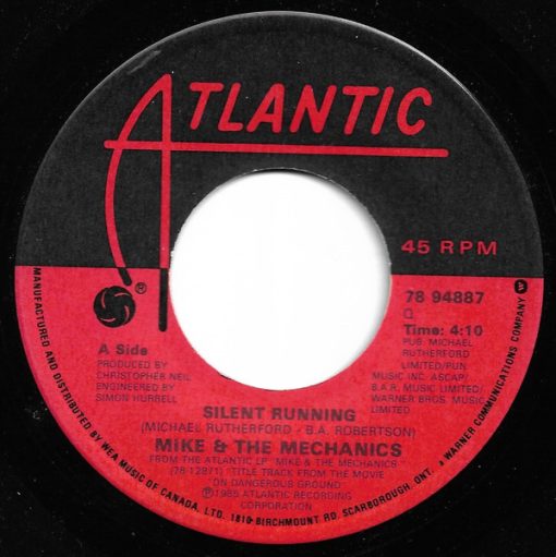 Mike & The Mechanics - Silent Running (7", Qua) (Near Mint (NM or M-))