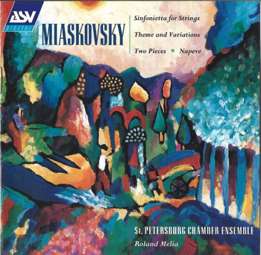 Nikolai Myaskovsky, St. Petersburg Chamber Ensemble, Roland Melia - Sinfonietta For Strings / Theme And Variations / Two Pieces / Napeve (CD, Album) (Near Mint (NM or M-))