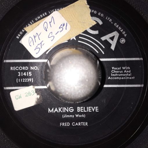 Fred Carter, Jr. - Making Believe / What Am I Gonna Do With Anna (7") (Very Good (VG))