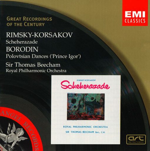 Nikolai Rimsky-Korsakov, Alexander Borodin - Royal Philharmonic Orchestra, Sir Thomas Beecham - Scheherazade / Polovtsian Dances ('Prince Igor') (CD, Comp, RE, RM) (Near Mint (NM or M-))