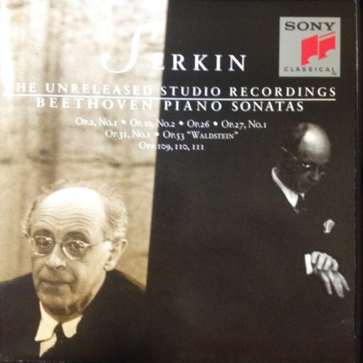 Rudolf Serkin, Ludwig van Beethoven - The Unreleased Studio Recordings - Beethoven Piano Sonatas (3xCD, RM) (Near Mint (NM or M-))