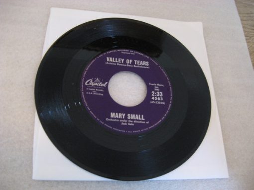 Mary Small - Valley Of Tears (7", Single) (Very Good Plus (VG+))