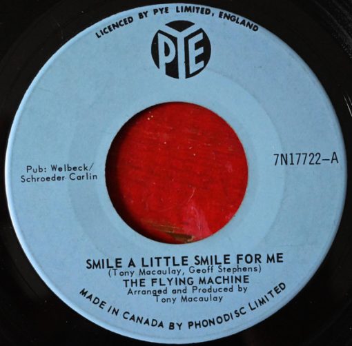 The Flying Machine - Smile A Little Smile For Me / Maybe We've Been Loving Too Long (7", Single) (Near Mint (NM or M-))