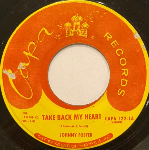 Johnny Foster - My Own / Take Back My Heart (7") (Very Good (VG))