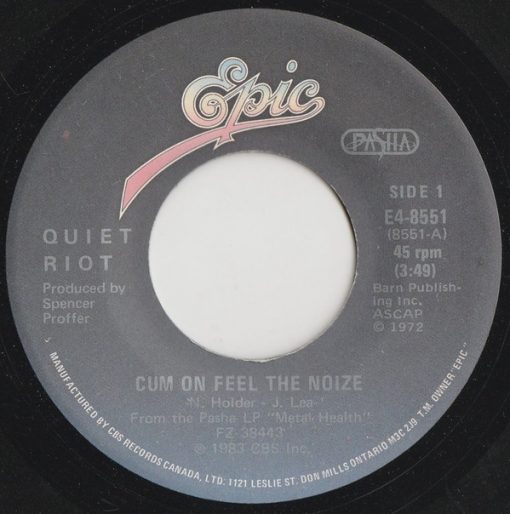 Quiet Riot - Cum On Feel The Noize (7", Single) (Near Mint (NM or M-))