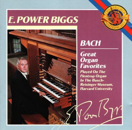 E. Power Biggs, Johann Sebastian Bach - Great Organ Favorites (CD, Comp, RE) (Near Mint (NM or M-))