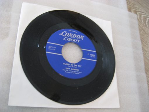 Troy Shondell With The Johnny Mann Singers - Island In The Sky / Tears From An Angel (7", Single) (Very Good Plus (VG+))