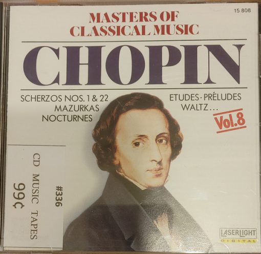 Frédéric Chopin - Masters Of Classical Music, Vol.8: Chopin (CD, Comp) (Near Mint (NM or M-))