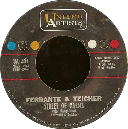 Ferrante & Teicher - Street Of Palms / Smile (7") (Near Mint (NM or M-))