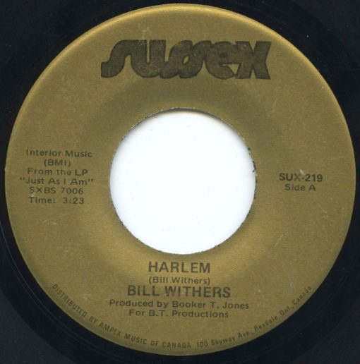 Bill Withers - Harlem / Ain't No Sunshine (7", Single) (Near Mint (NM or M-))