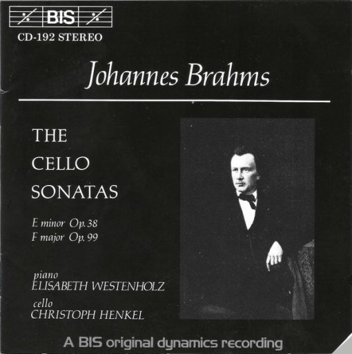 Johannes Brahms, Elisabeth Westenholz, Christoph Henkel - The Cello Sonatas (CD, RE, RM) (Near Mint (NM or M-))