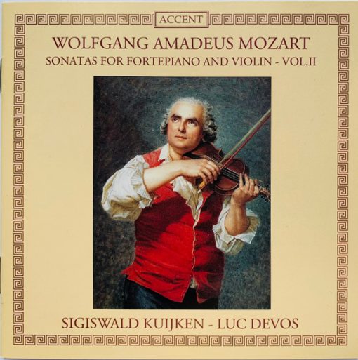 Wolfgang Amadeus Mozart, Sigiswald Kuijken, Luc Devos - Sonatas For Fortepiano And Violin - Vol. II (CD) (Near Mint (NM or M-))