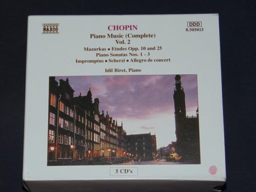 Frédéric Chopin, Idil Biret - piano music (complete) vol. 2 Idil Biret (5xCD) (Near Mint (NM or M-))