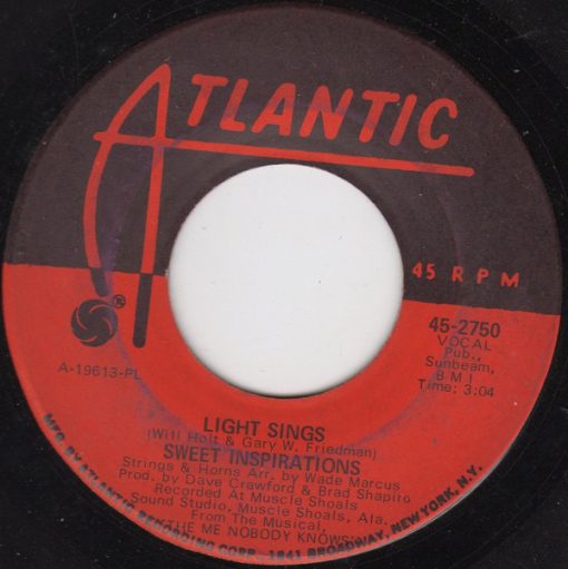 The Sweet Inspirations - Light Sings / This World (7") (Near Mint (NM or M-))