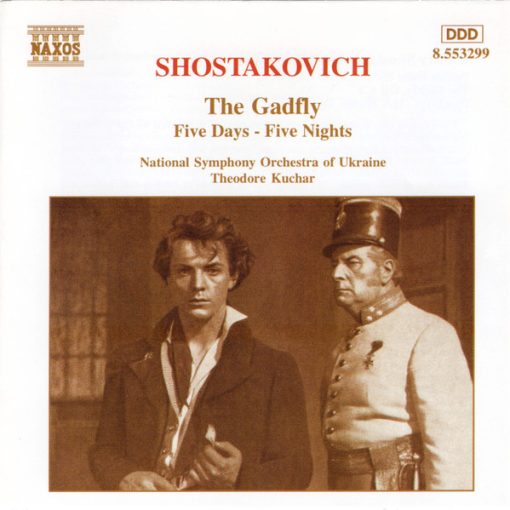 Dmitri Shostakovich, National Symphony Orchestra Of Ukraine, Theodore Kuchar - The Gadfly / Five Days - Five Nights (CD, Album, RE) (Near Mint (NM or M-))