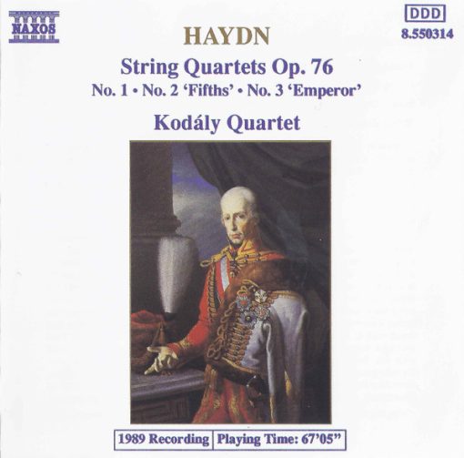 Joseph Haydn - Kodály Quartet - String Quartets Op. 76 (No. 1 • No. 2 'Fifths' • No. 3 'Emperor') (CD) (Near Mint (NM or M-))