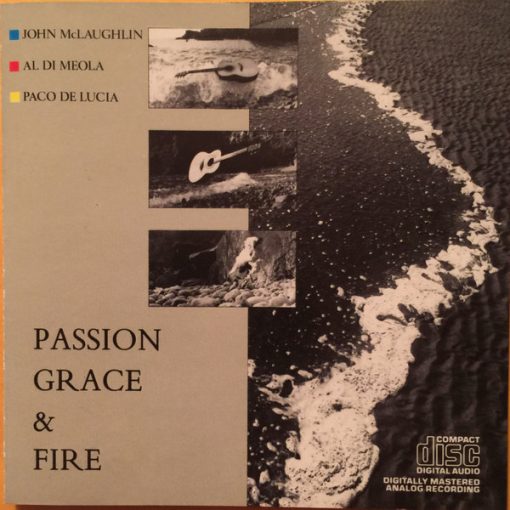 John McLaughlin, Al Di Meola, Paco De Lucía - Passion, Grace & Fire (CD, Album) (Mint (M))