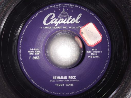 Tommy Sands - Hawaiian Rock / Teen-Age Doll (7", Single) (Very Good Plus (VG+))