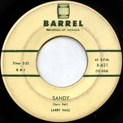 Larry Hall (3) - Sandy / Lovin' Tree (7", Single) (Very Good (VG))