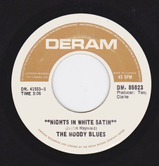 The Moody Blues - Nights In White Satin (7", Single) (Near Mint (NM or M-))