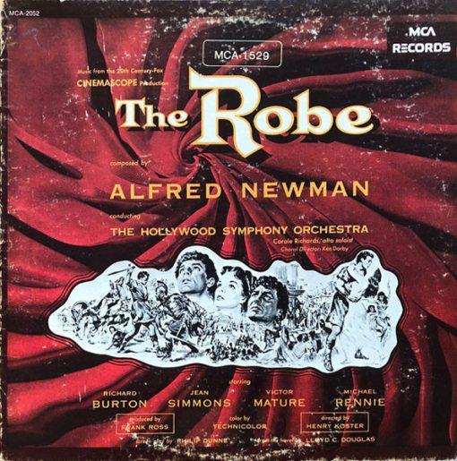 Alfred Newman Conducting Hollywood Symphony Orchestra - The Robe (LP, Album, RE, RP) (Mint (M))