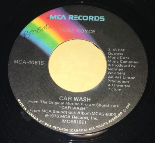 Rose Royce - Car Wash (7", Single) (Near Mint (NM or M-))