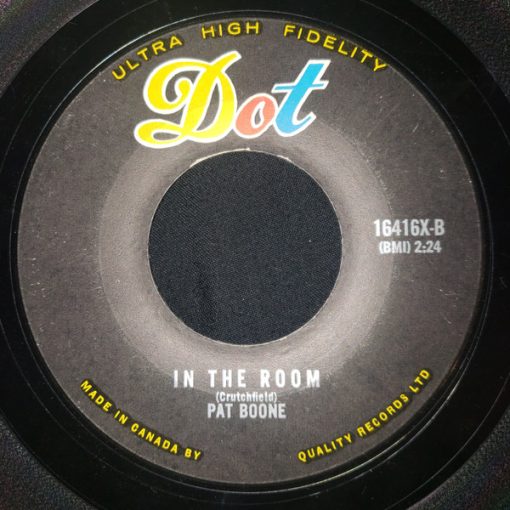 Pat Boone - In The Room / Mexican Joe (7", Single) (Good Plus (G+))