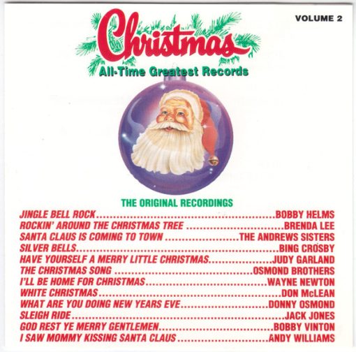 Various - Christmas All-Time Greatest Records Volume 2 (CD, Comp, Whi) (Near Mint (NM or M-))